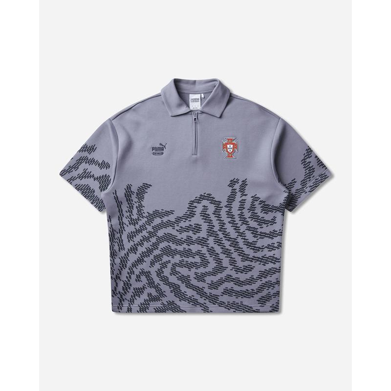 Puma x FPF x Salehe Bembury彪马联名款POLO衫灰色葡萄牙队宽松