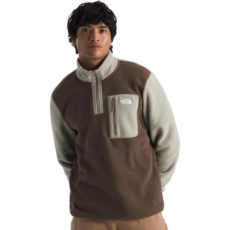 THE NORTH FACE北面男士抓绒衣保暖透气防风户外上衣立领长袖