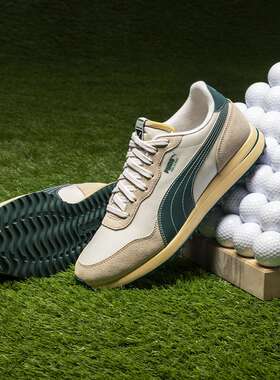 代购新品Puma HELSINKI G 彪马高尔夫球鞋 复古低帮轻便强抓地力