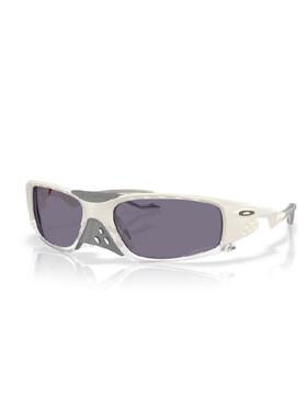 海外代购Oakley/欧克利男女太阳眼镜运动框哑光白户外运动骑行