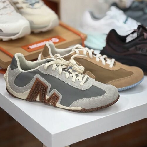 代购Merrell Relay Fly Vent迈乐藏青色反毛皮拼接男士户外休闲鞋
