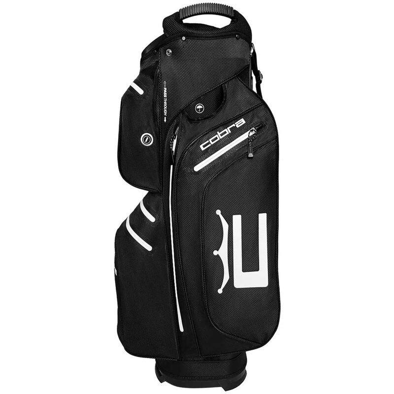代购Cobra男女高尔夫球包防泼水多口袋轻便携带耐用结构黑色防水