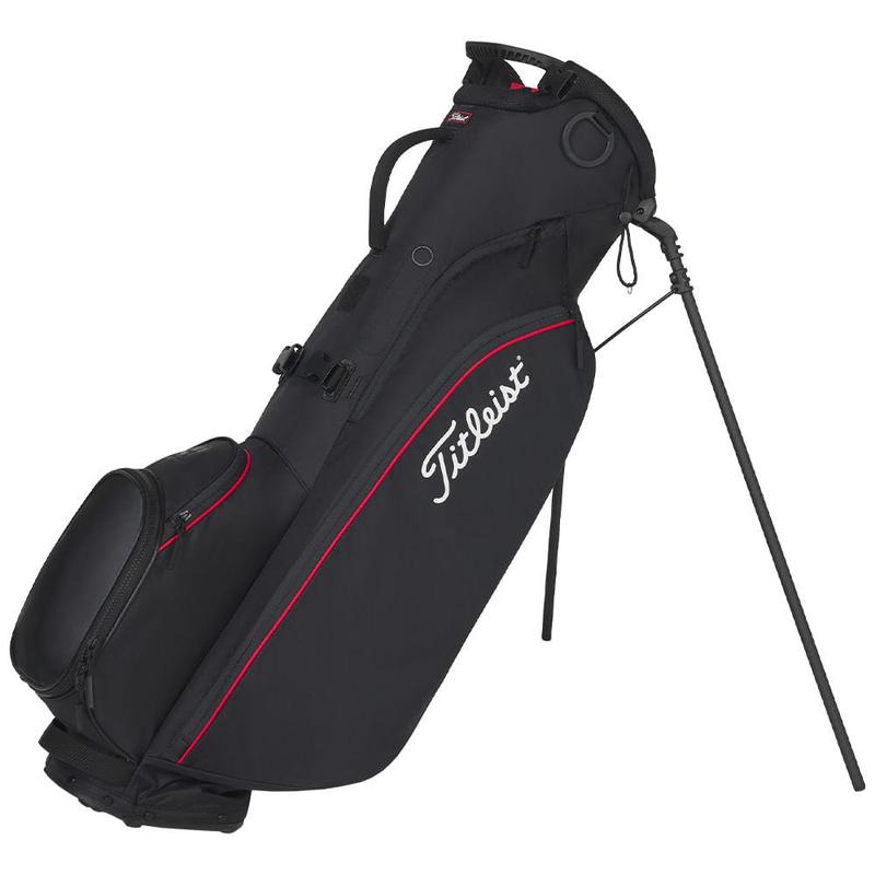 Titleist男士高尔夫球包便携支撑多隔层设计防泼水可立式黑色