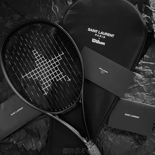 YSL X WILSON威尔胜之星圣罗兰签名联名款碳纤维收藏版星星网球拍