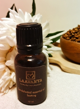 尼泊尔LAAVANYA单方檀香精油正品12ml Sandalwood essential oil