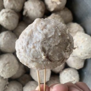 河源特产紫金天光牛肉丸牛肉丸牛筋丸新鲜制作现做现卖不是冻品
