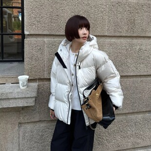Monkey 连帽休闲保暖轻盈羽绒服 Studio「Toasty冬令时」暖意十足