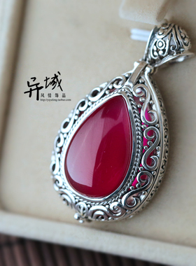 【信仰。】印度925镶红刚玉纯银
