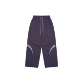 Eagle Vogue户外拼接机能风防水阔腿宽松加绒弯刀休闲裤 男女