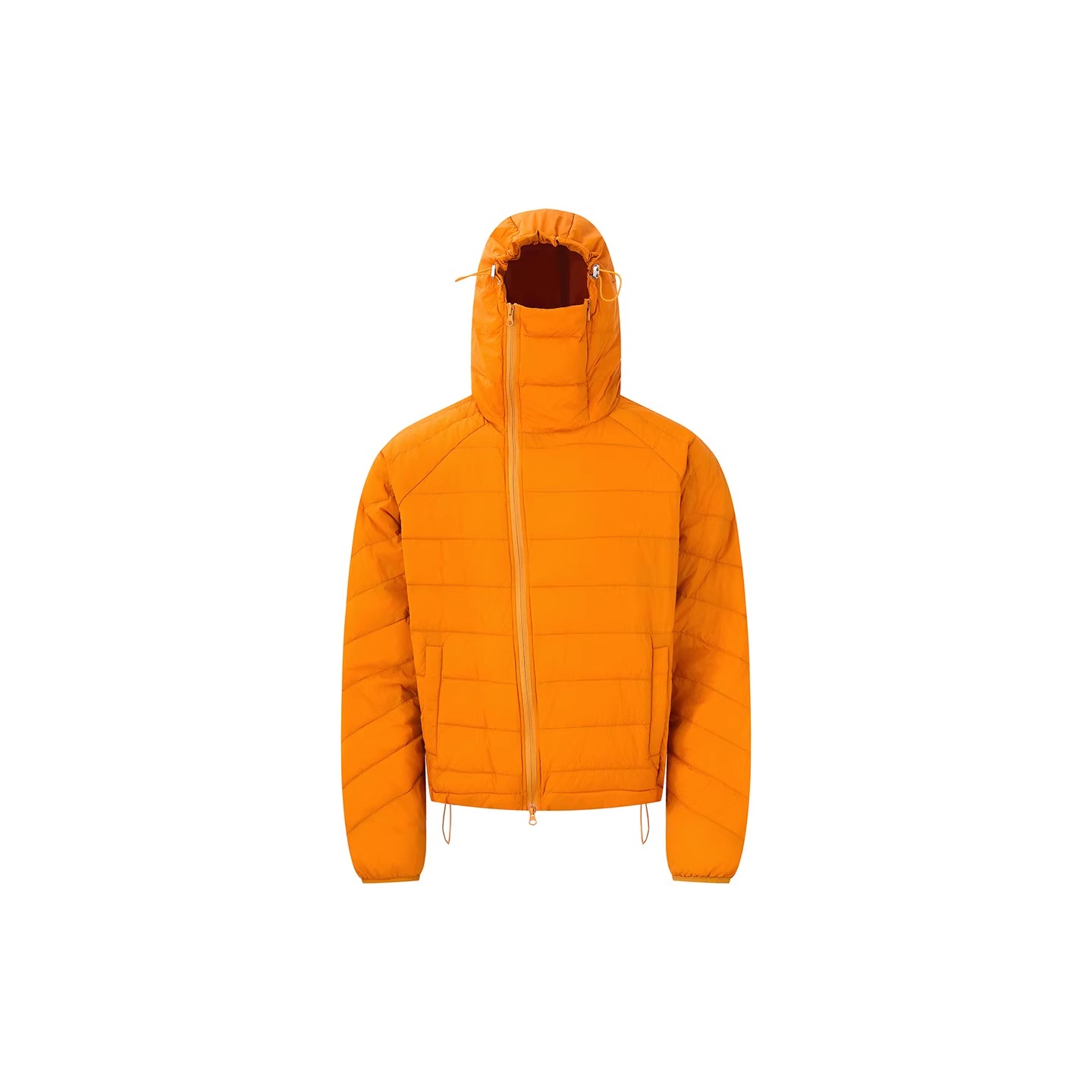 Eagle Vogue户外90白鸭绒宽松斜拉链徒连帽保暖羽绒服男女