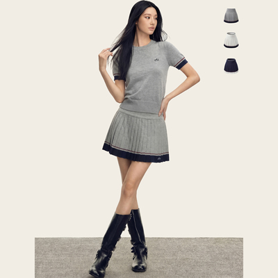 Ames【针织A字半身短裙】