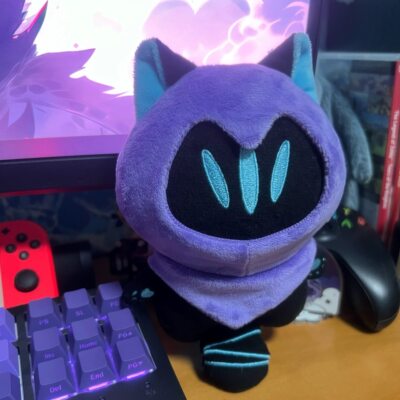 幽影猫猫玩偶公仔长条抱枕围巾