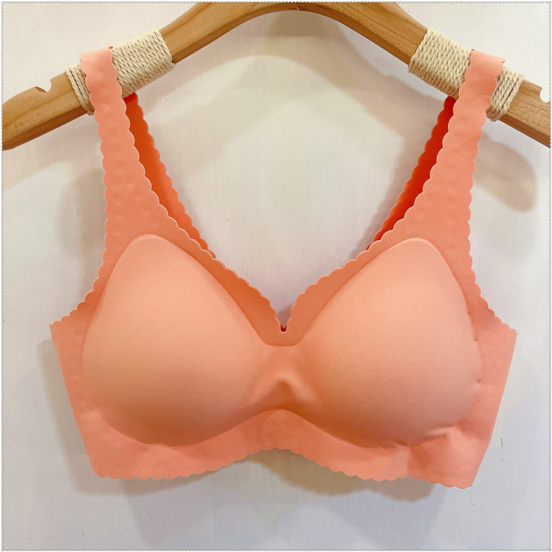 无痕乳胶美背睡眠聚拢文胸罩