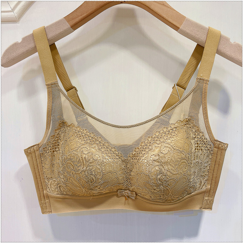 超薄乳胶棉古妃无钢圈大胸显小