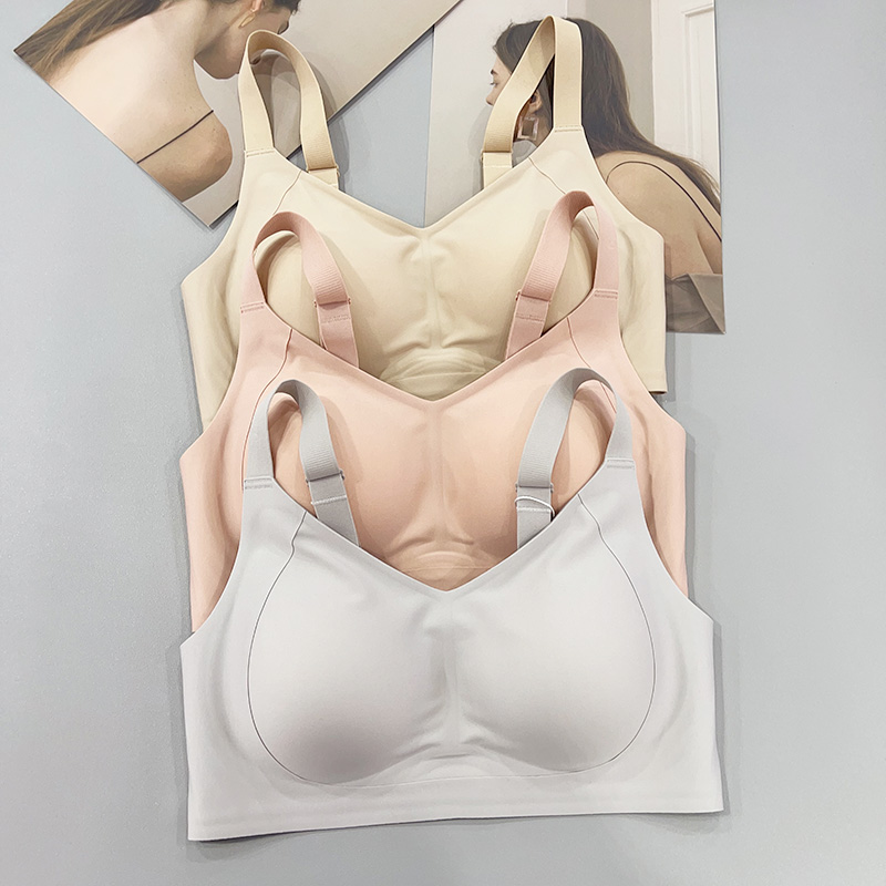 防下垂无钢圈无痕运动防震文胸罩