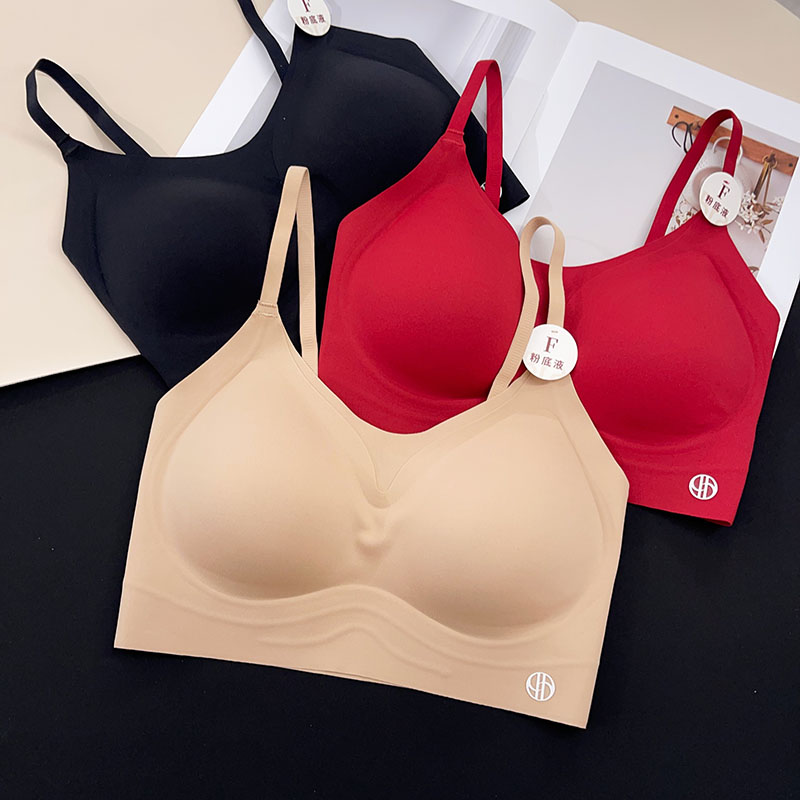 新款隐形粉底液无痕美背文胸一体