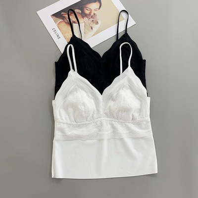 性感蕾丝无痕打底超薄裹胸美背