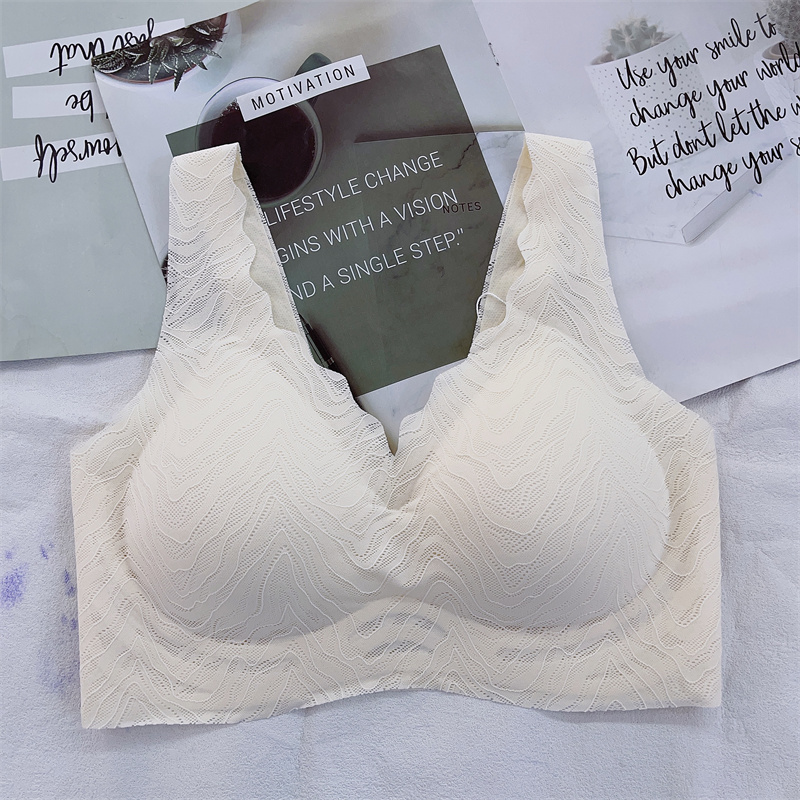 无痕固定薄款无钢圈聚拢运动内衣