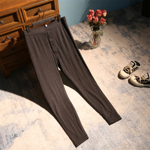 纯羊毛男士 双层裤 棉裤 高腰高弹秋裤 W1771 保暖裤 吉利富2022冬新款