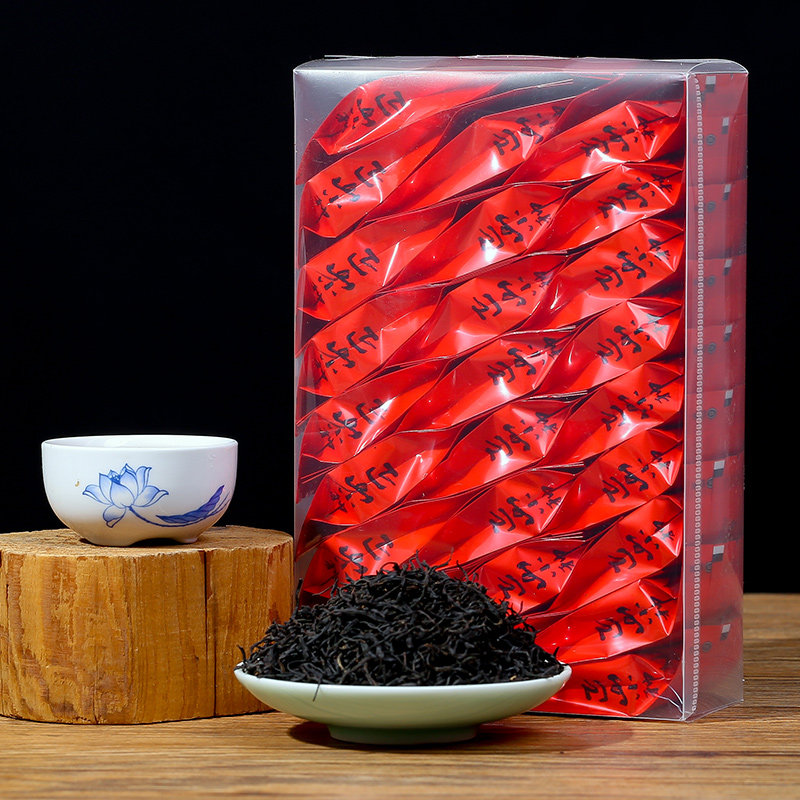 红茶正山小种武夷山红茶高山茶叶浓蜜香型春茶小包新茶125克盒装 - 实物图