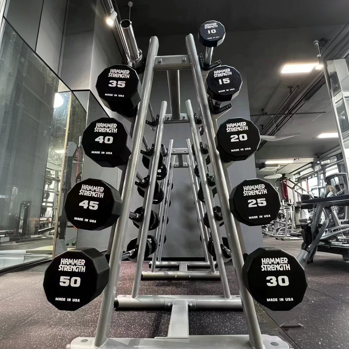 健身房商用悍马12角CPU哑铃聚氨酯家用环保无味男女士器材