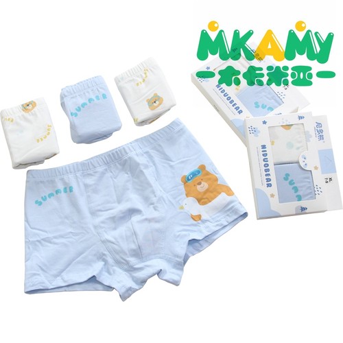 尼多熊男童四角小孩纯棉儿童内裤
