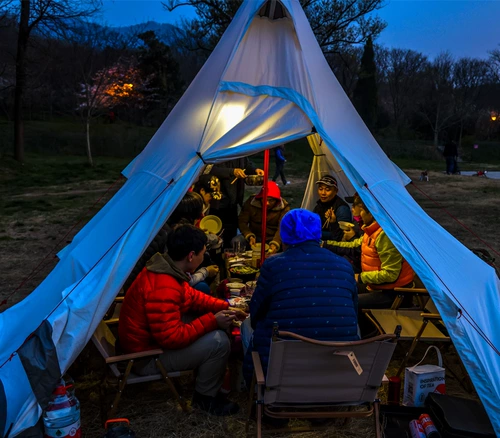 Дорожная палатка для кемпинга, пирамида