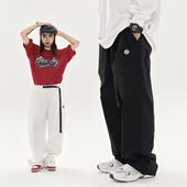 FUJAM街舞潮牌联名FBS美式 嘻哈潮流直筒长裤 hiphop宽松跳舞工装 裤