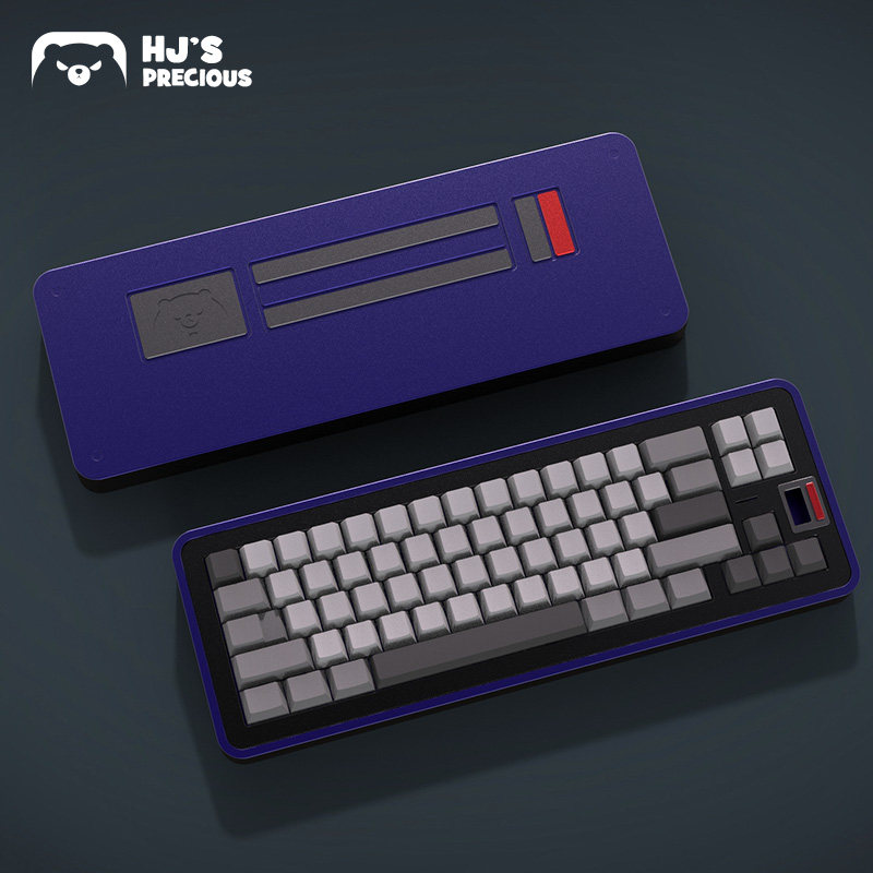 MC65 CUSTOMIZED MECHANICAL KEYBOARD KIT HJ CUSTOM ELECTROPHORESIS SPRAYED ANODIZED BLUETOOTH 5.1 SMALL SCREEN KEYBOARD