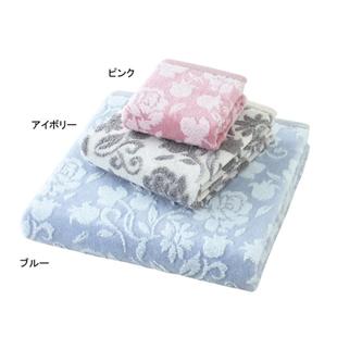 全棉成人毛巾女 洗脸长面巾加厚家用情侣纯棉毛巾 F41Ne 玫瑰浮雕