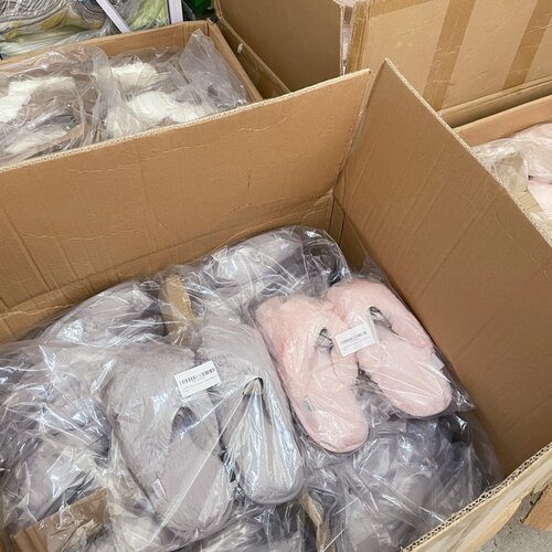 美单官网同步在售 保真原D 可爱毛毛拖鞋 室内地板拖鞋 家居鞋女
