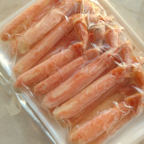 雪蟹腿400g新鲜冷冻真蟹肉