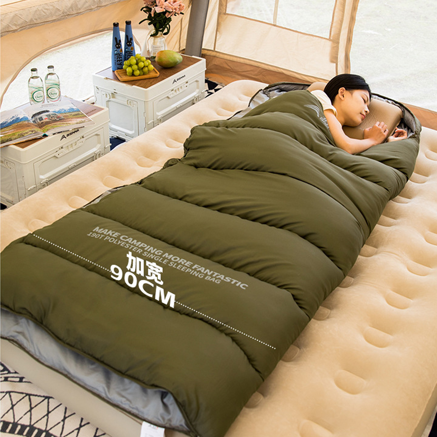 2025新型石墨烯防潮睡袋
