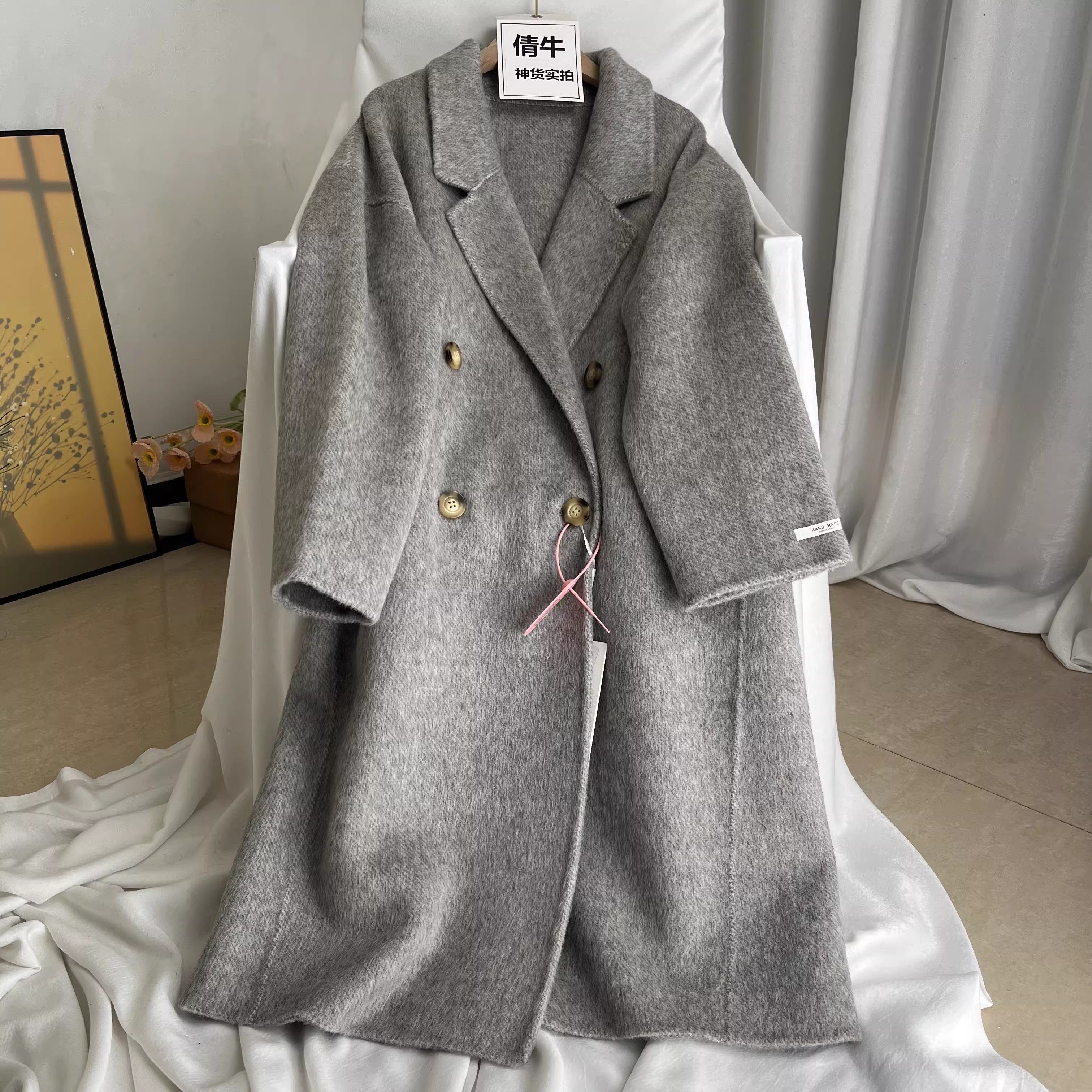 年终特价清仓不退换】90绵羊毛 10羊驼毛 长毛绒宽松长款大衣外套,女装/女士精品,毛呢外套,淘宝优惠券,粉丝福利购,淘宝优惠卷