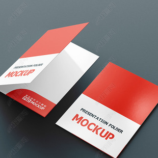 文件夹封套定制 印刷设计封面 标书明信片a4纸保单合同文件证书