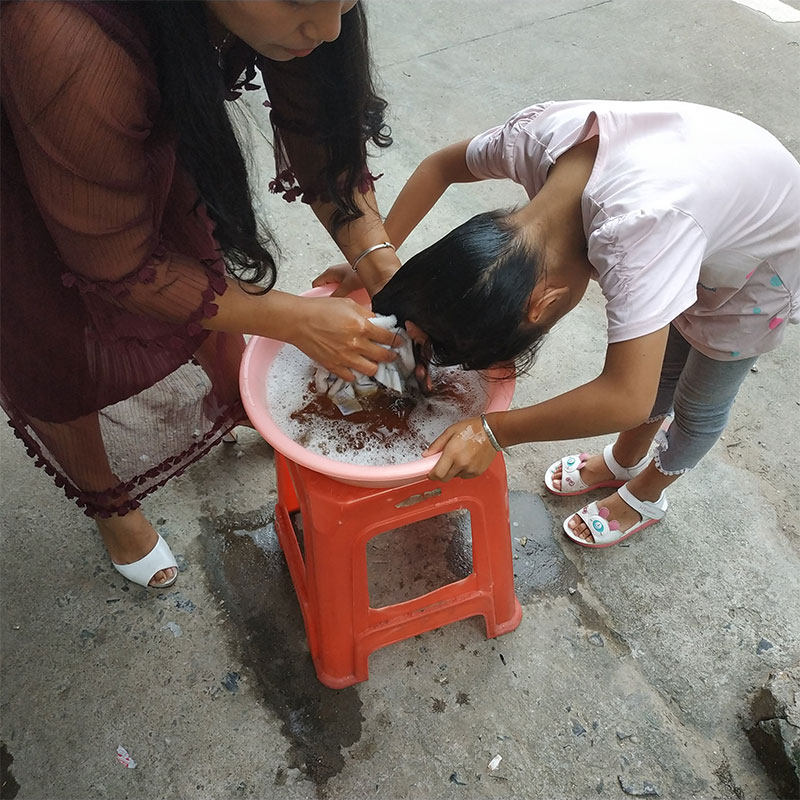 茶麸洗头护发茶籽子渣茶枯饼片控油茶仔箍脚气除螨树去屑洗发水液