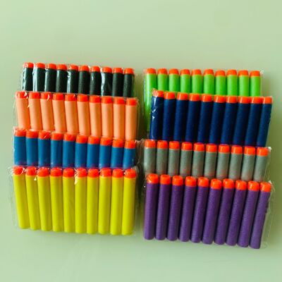 国产兼容nerf热火精英软弹发射器配件泡沫子弹儿童玩具枪EVA海绵