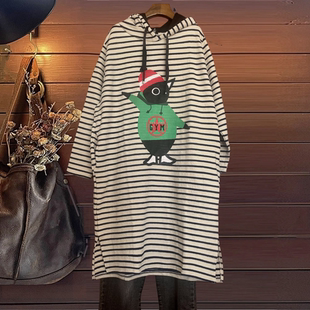 春秋连衣裙卫衣TINY CUTTLE学院风加厚外套韩单女休闲连帽纯棉