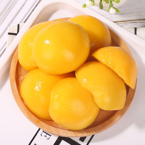 新款3000g小片品质糖水黄桃罐头