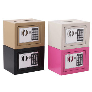 17E特价清仓保险箱家用迷你保险柜超市收银柜密码办公保险箱床头