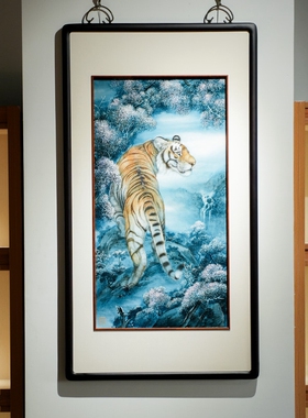 艺林堂手工瓷板画装饰画