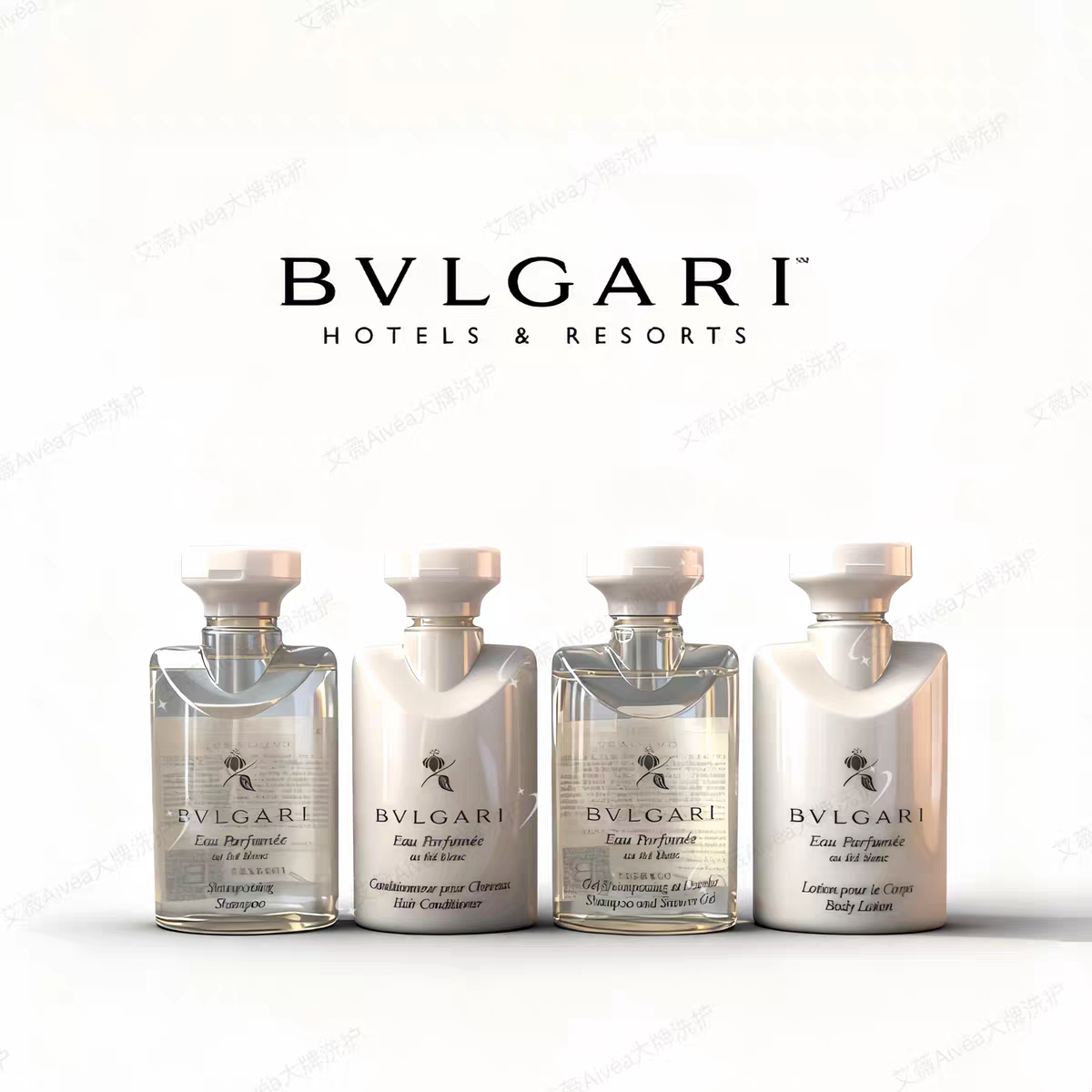 意大利宝格丽白茶沐浴露洗发水护发素身体乳40ml酒店民宿旅行洗护