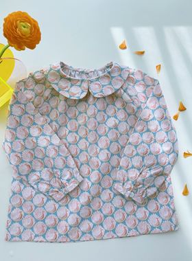 Warm Buds英国进口面料Liberty儿童娃娃领上衣