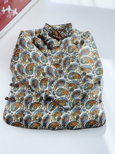 Warm Buds 儿童中式羽绒服年服英国进口Liberty面料男女同款