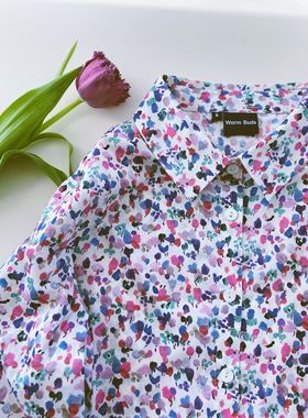 Liberty2021新款软糯碎花衬衫Warm Buds衬衫