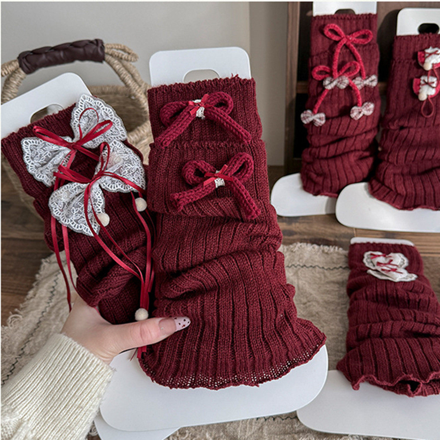 新年红色袜套女童蝴蝶结圣诞堆堆袜lolita秋冬中大童宝宝保暖腿套,童装/婴儿装/亲子装,儿童袜子(0-16岁),淘宝优惠券,粉丝福利购,淘宝优惠卷