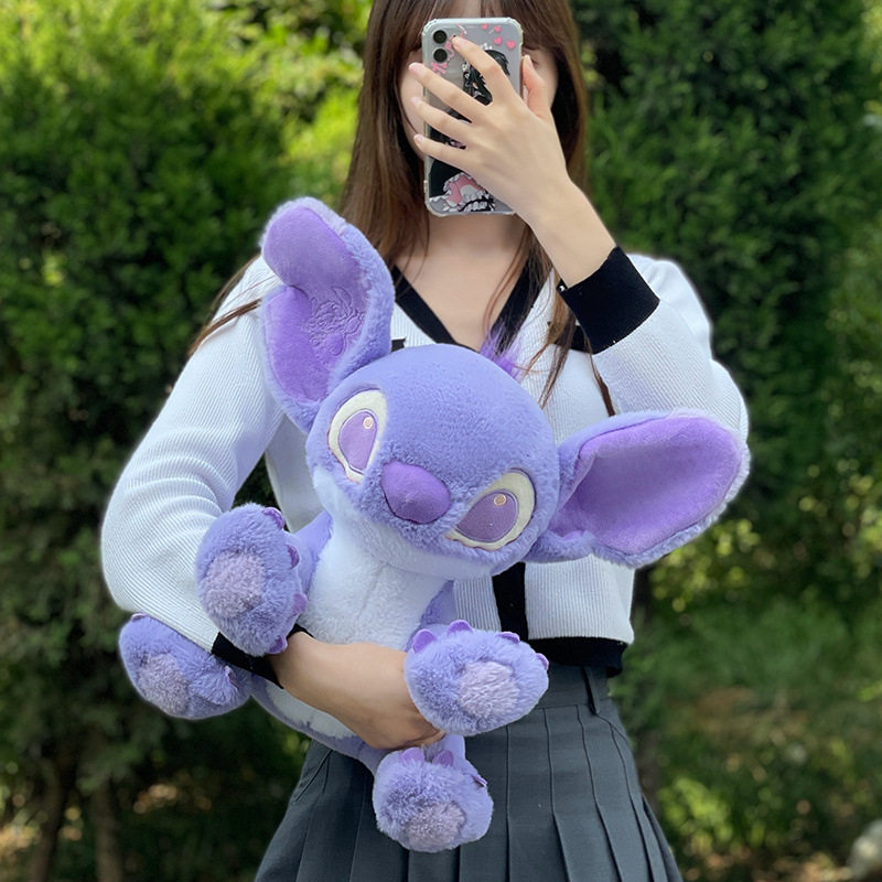 新款 可爱 星际宝贝 香芋 紫色 安琪和史迪仔毛绒玩具 公仔 礼物