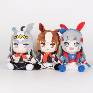 Pretty 网红新品 赛马娘Uma Musume plush毛绒公仔玩偶 Derby