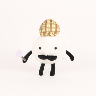 跨境Detective Plush鸡蛋先生侦探蛋毛绒玩具公仔玩偶周边 Egg
