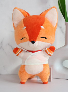 跨境睡觉新款上市可爱Overwatch2守望2kofox狐狸公仔毛绒玩具公仔